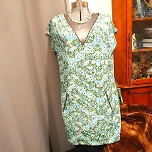 Anthropologie Maeve Silk Dress fully lined size 10